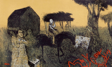 Gonzalo Cienfuegos • Atardecer en el campo