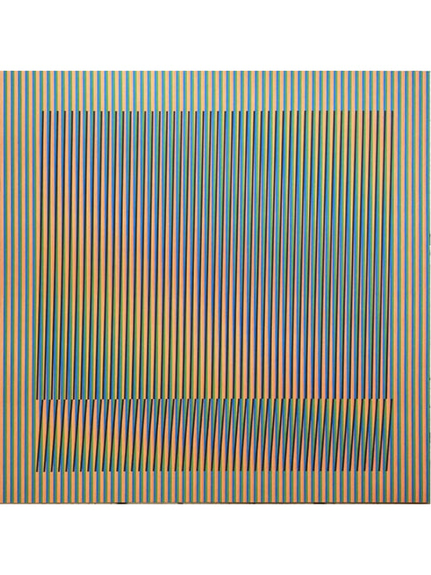 Carlos Cruz Diez • Induction chromatique - Orinoco 1