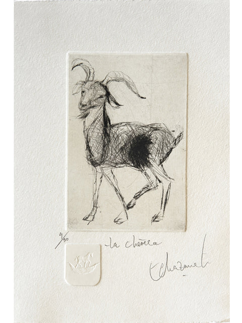 Alfredo Echazarreta • La chêvre (Serie bestiario)