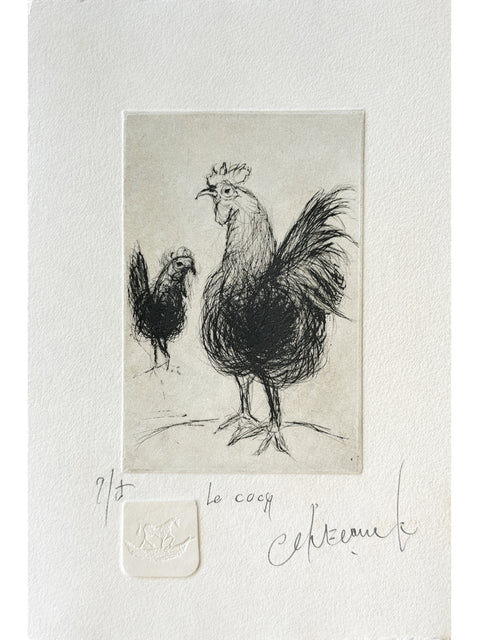 Alfredo Echazarreta • Le coq (Serie bestiario)