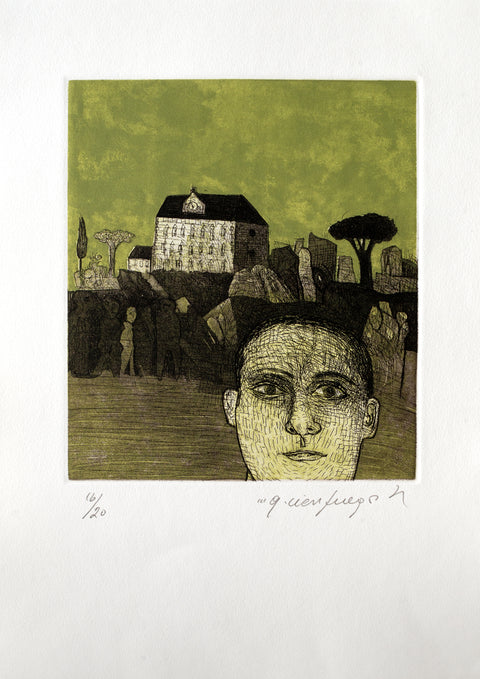 Gonzalo Cienfuegos • Serie Cielos Cromáticos - La casa verde