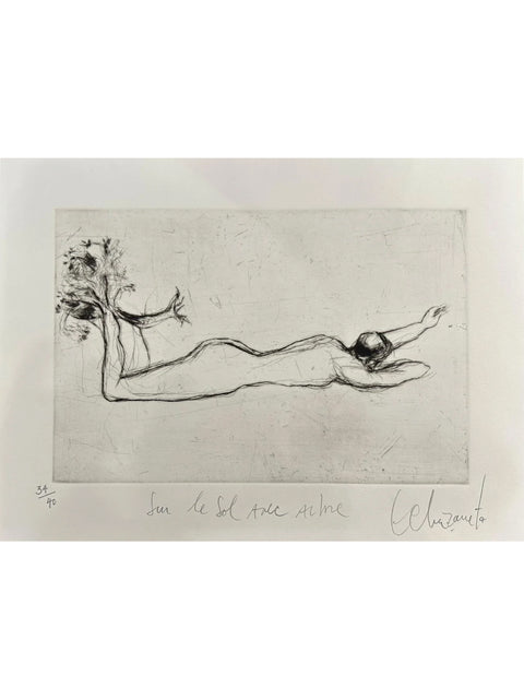 Alfredo Echazarreta • Sur le sol avec arbre
