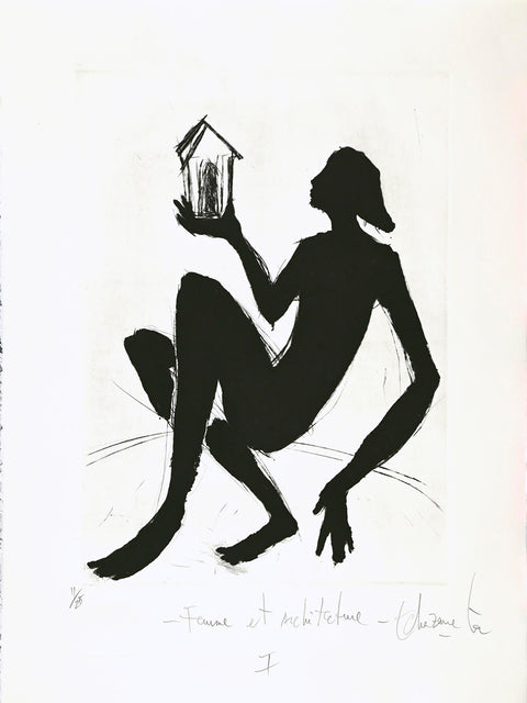 Alfredo Echazarreta • Femme et architecture II
