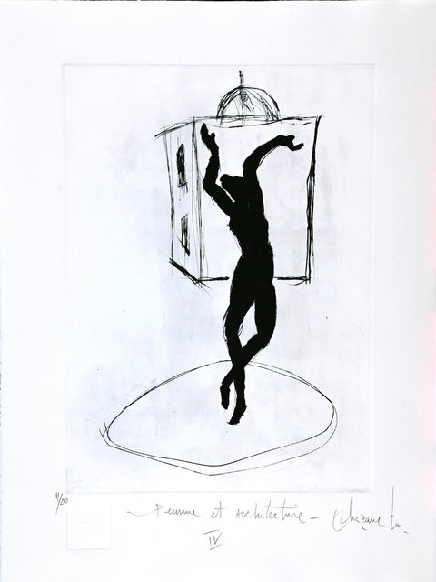 Alfredo Echazarreta • Femme et architecture IV