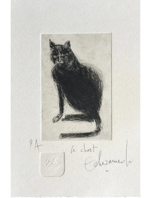 Alfredo Echazarreta • Le chat (Serie bestiario)