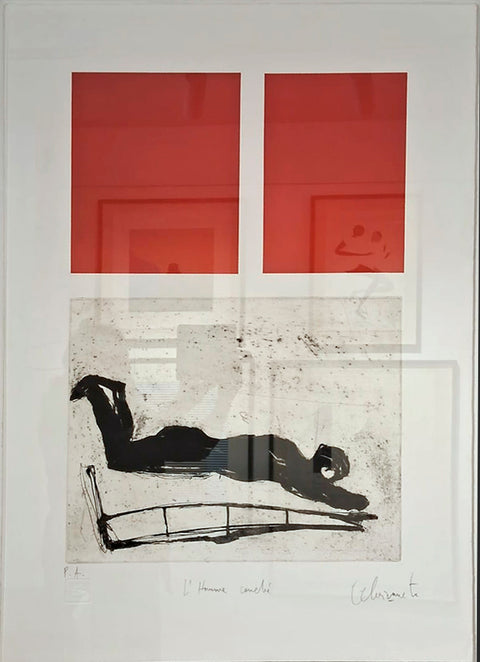 Alfredo Echazarreta • L&#039;homme couché