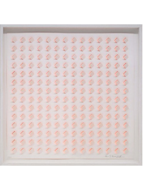 Luis Tomasello • Rombo cuadrado naranjo