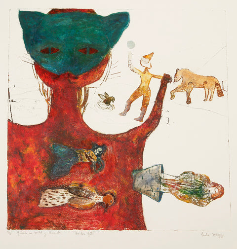 Paula Mazry • Hombre gato