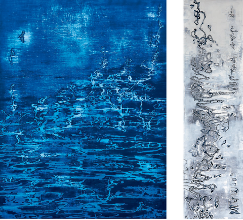 Patricia Claro • Territorios de agua I y II