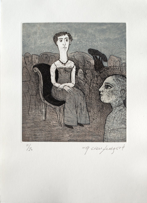 Gonzalo Cienfuegos • Serie Cielos cromáticos - Juanito y su madre